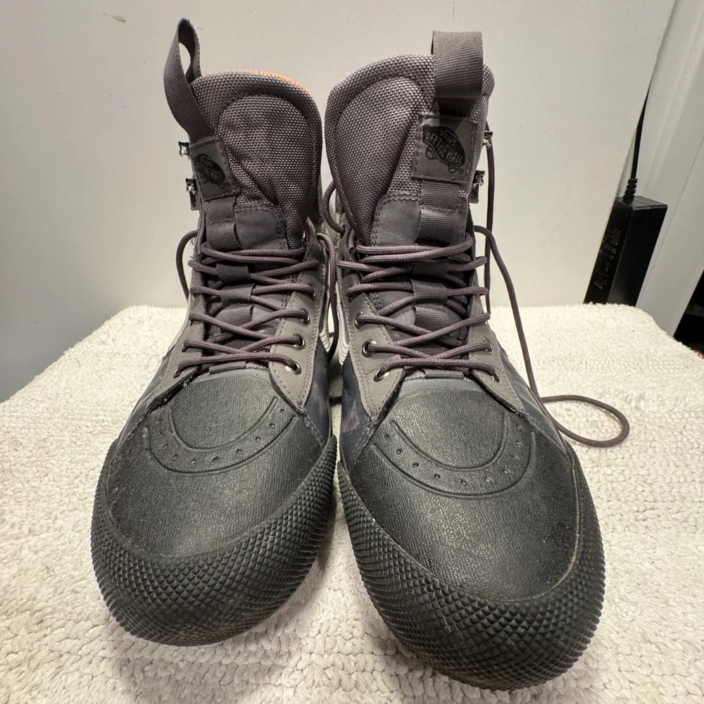 Vans Boots Mens 13 Sk8-Hi GORE-TEX MTE-3 Gray Leather Gorpcore Hiking Shoes